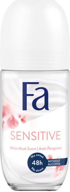 Fa Deo Roll-on Women Sensitive Weisser Moschus, 50 ml - Bild 1