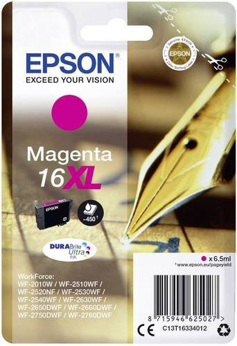 Epson Tintenpatrone 16XL Magenta C13T16334012 - Bild 1