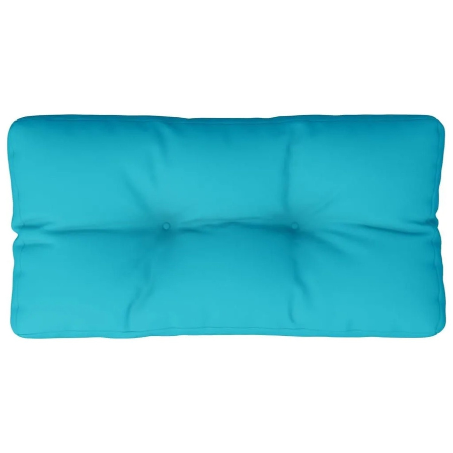 vidaXL Palettenkissen aus Polyester in Türkis, B/T/H: 70 x 40 x 12 cm - Bild 2