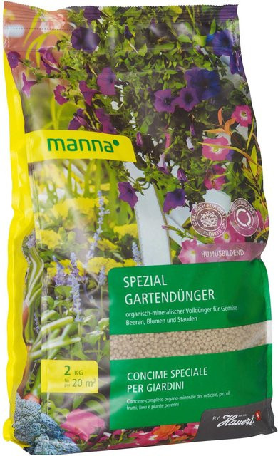 Manna Spezial Gartendünger mit NPK 8-2-10, 2 kg - Bild 1