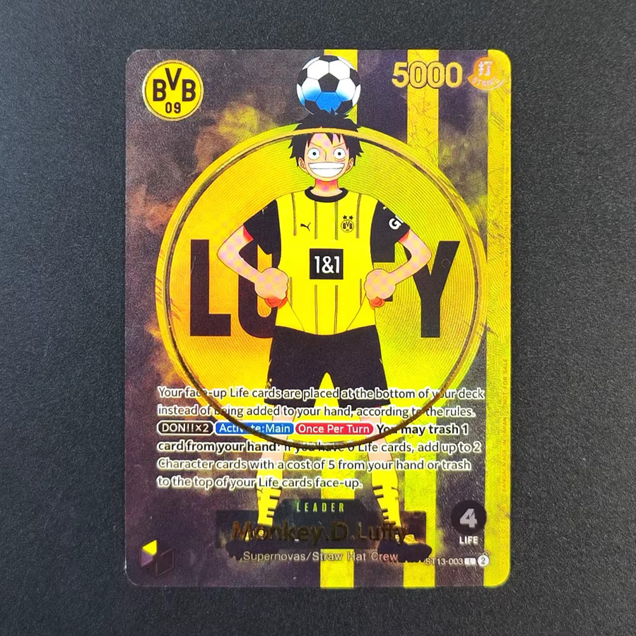 Bandai One Piece Monkey D. Ruffy Borussia Dortmund Matchday Promo, Kartenspiel, English - Bild 4