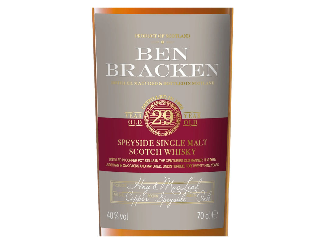 BEN BRACKEN Speyside Single Malt Scotch Whisky, 29 Jahre, 0,7 l, 40% Vol. - Bild 3