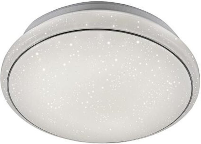 Just Light LED-Deckenleuchte Jupiter Weiß Rund aus Stahl und Kunststoff Ø: 44 cm, H: 10 cm - Bild 1