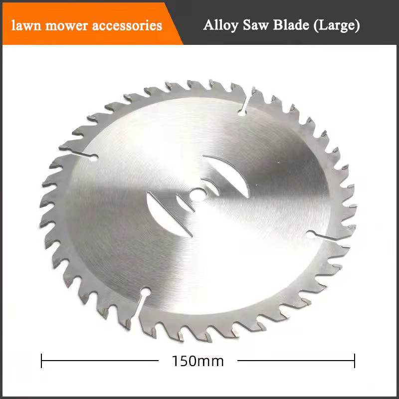 ACCHAMP Rasenmäher Sägeblatt Unkrautfresser aus Legierung in Silber, Durchmesser: 110 mm - Bild 3