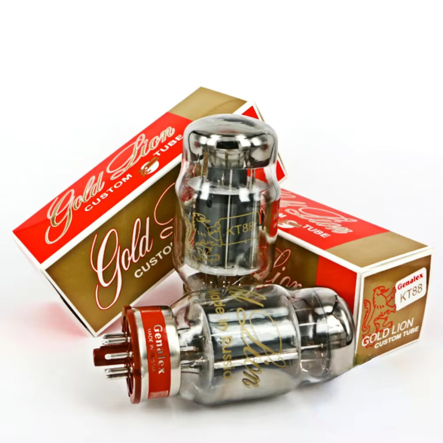 Gold Lion KT88 Vakuumröhre für HiFi-Audio-Verstärker, Quad-Set in Gold und Transparent, ersetzt KT77 KT66 EL34 6550 - Bild 5