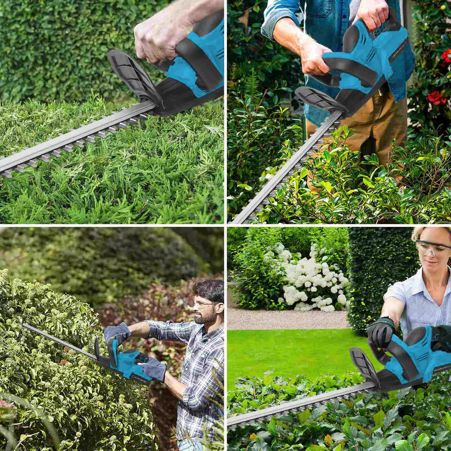 Makita LXT kabelloser elektrischer Heckenschneider mit 22 Zoll Schnittbreite, 15000 U/min und Dual-Action-Klinge für Akku-Betrieb - Bild 3