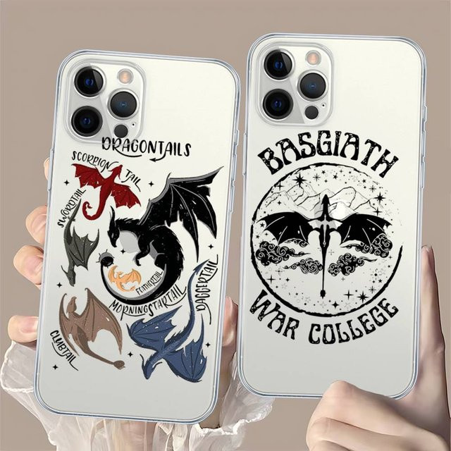 Dragon F-Fourth Wings Handyhülle für iPhone 17 16 15 14 13 12 11 Pro Max Plus Mini XR XS SE 8 7 6S - Bild 1