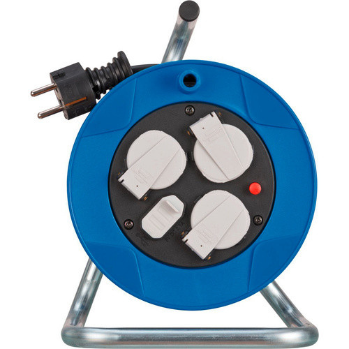 Brennenstuhl Garant Kompakt Kabeltrommel mit USB-Ladefunktion USB-A und USB-C, 15 m, Blau-Schwarz - Bild 2