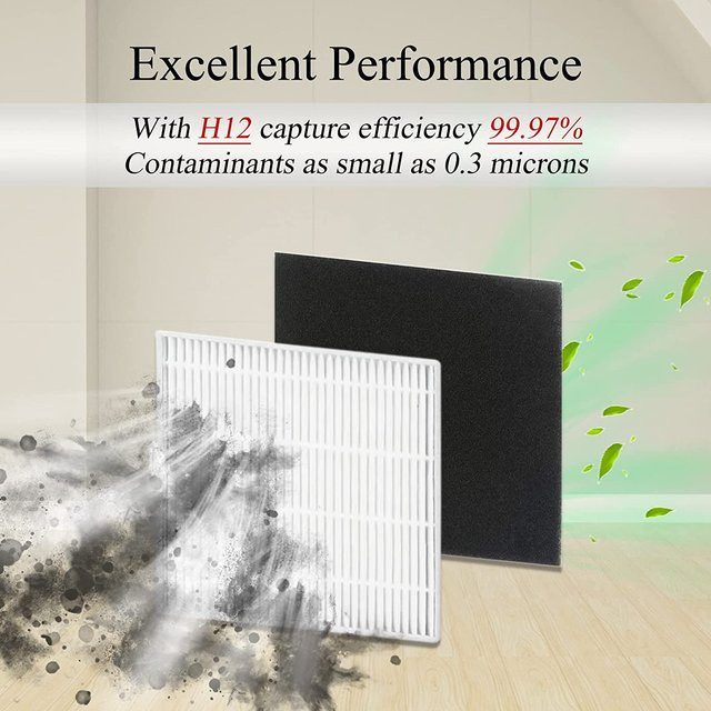 Hepa-Filter Ersatzset für ilife V8 V8s X750 X800 X785 V80 Staubsauger in Weiß - Bild 1
