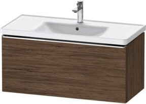 Duravit Waschtischunterschrank D-Neo, wandhängend, Braun, B: 98,4 cm, T: 45,2 cm, H: 44,0 cm - Bild 1