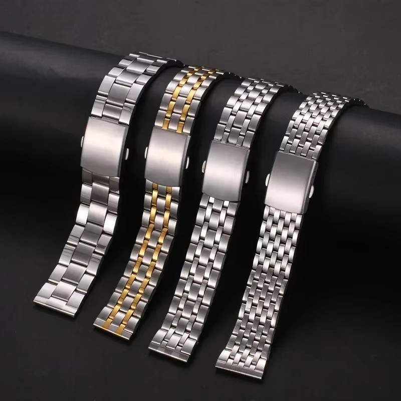 OAKCHARM Uhrenarmband Edelstahl, Silber, Unisex - Bild 2