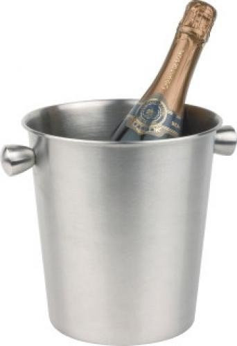 APS Wein- und Sektkühler aus Edelstahl in Silber, 4 l, Durchmesser: 20 cm, Höhe: 20,5 cm - Bild 1