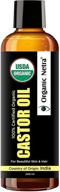 Organic Netra Rizinusöl mit Vitamin E, 250 ml, Unisex - Bild 1