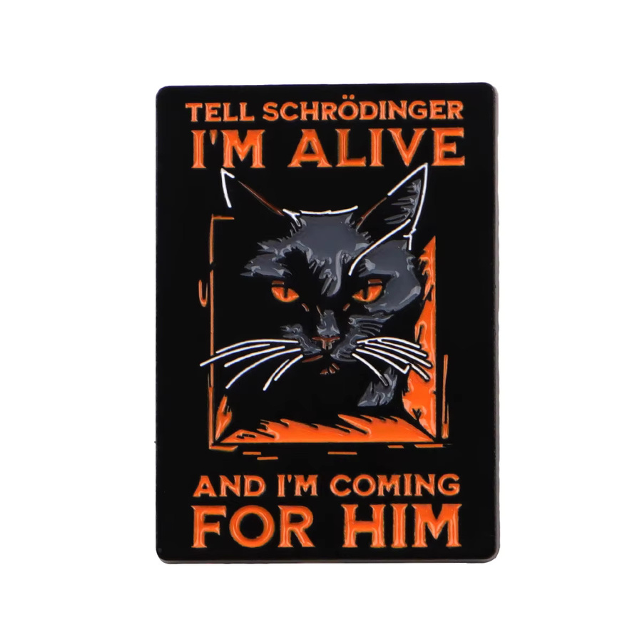 Ramulus Anstecknadel Schwarze Katze Emaille, Damen, Schwarz - Bild 4