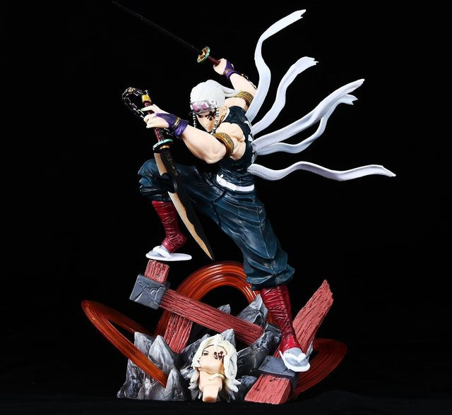 Yiran toy 1 Demon Slayer Uzui Tengen Actionfigur 27cm ab 14 Jahren - Bild 1
