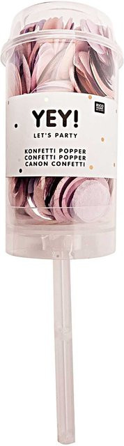Rico Design Konfetti Popper, Pastell Mix, 8 g - Bild 1