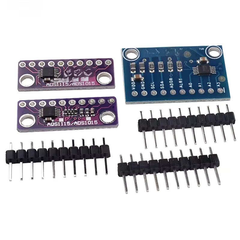 Snvi ADS1115 ADS1015 Modul 16 Bit I2C ADC 4 Kanal mit Pro Gain Verstärker Blau für Arduino und Raspberry Pi - Bild 3