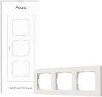 Aqara Switch Frame H2 EU (3-Gang) Einbaurahmen in Weiß - Bild 1