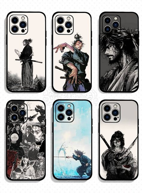 Vagabond Miyamoto Musashi Handyhülle für iPhone 17 16 15 14 13 12 11 Pro Max und weitere Modelle - Bild 1