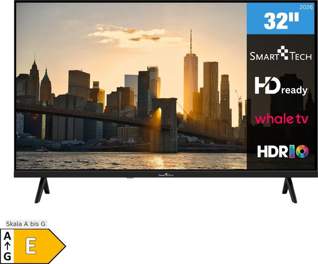 Smart Tech Whale Smart TV 32HH01K Fernseher 32 Zoll in Schwarz mit HDR und HD Auflösung sowie Bluetooth - Bild 4