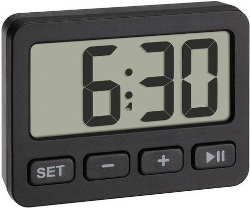 TFA Dostmann Wecker, Quarz, Schwarz, Unisex - Bild 1