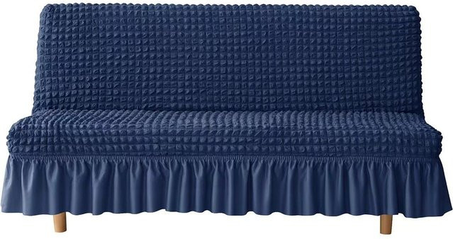 Yiran Furniture Elastischer Sofabezug mit Rocksaum für Faltsofas, Maschinenwaschbar, Polyester, Breite: 145-180 cm - Bild 1