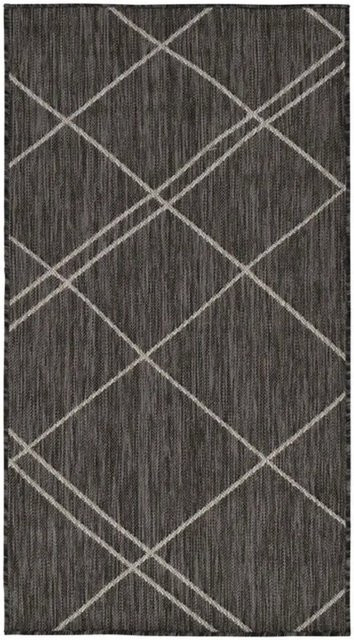 Vercai Rugs Teppich Terrace Karo Kiesel Hellgrau B: 160 cm, T: 220 cm - Bild 1