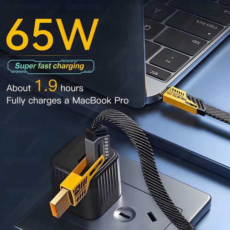 4in1 USB-C Schnellladekabel mit 27W PD für Apple iPhone, Samsung, Xiaomi und Redmi - Bild 2