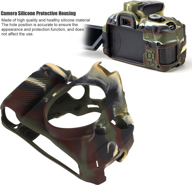 ZuiyouPet Silikon Kameragehäuse Hülle in Multicolor für Canon EOS 600D, 650D und 700D - Bild 1