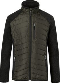 Kübler Hybridjacke Form 1342 in Oliv und Dunkelgrau, Größe 4XL - Bild 1