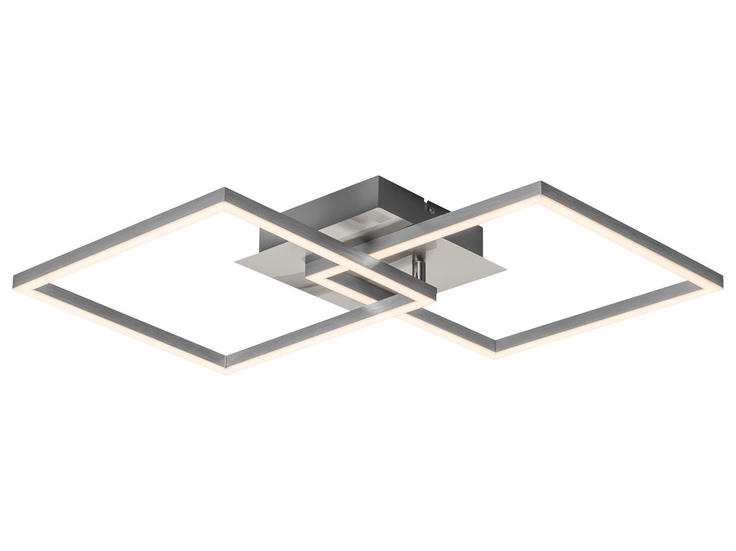 LIVARNO LED-Wand- und Deckenleuchte eckig in Silber und Weiß, dimmbar, inklusive Leuchtmittel - Bild 2
