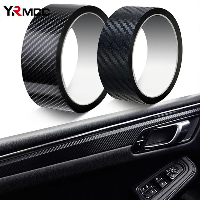 Carbon Faser Vinyl Wrap Folie in Schwarz für Auto, Motorrad, Laptop und Konsole als DIY Aufkleber in Glänzend oder Matt - Bild 1