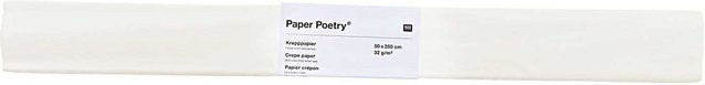 Rico Design Paper Poetry Krepp-Papier Elfenbein B: 50 cm, L: 250 cm - Bild 1