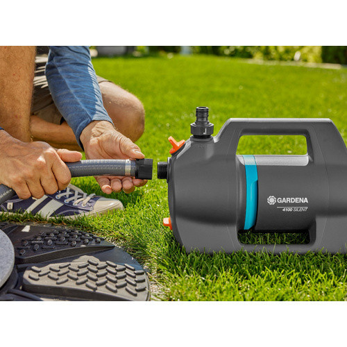 GARDENA Gartenpumpe Silent in Grau mit 4.100 l/h Fördermenge und 550 W Leistung - Bild 2
