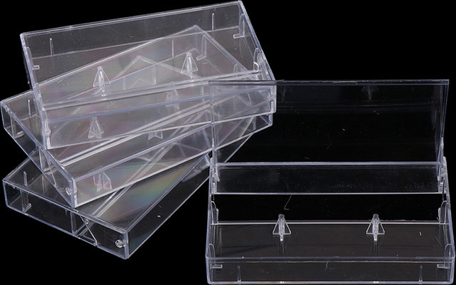 10 Stück Transparente Plastik-Kassettenhüllen zur Staubgeschützten Audio-Aufbewahrung TG16 - Bild 1