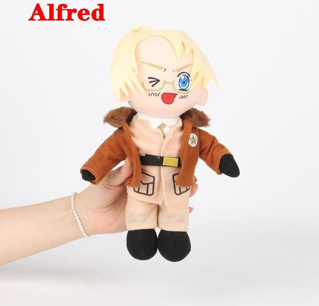 Yiran toy Hetalia Wang Yao Und F Jones Alfred Plüschtier, 25cm, ab 14 Jahren - Bild 1