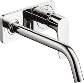 Hansgrohe Axor Citterio M UP Waschtisch-Einhebelmischer Fertigset mit Platte, Chrom - Bild 1