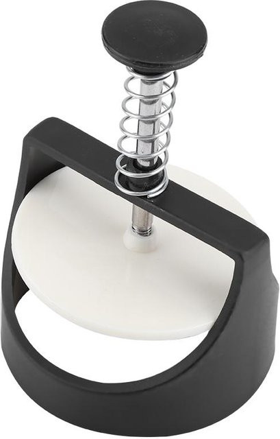 mfySpace Hamburger Patty Maker aus Edelstahl in Schwarz zur Burgerfleisch-Formung - Bild 1
