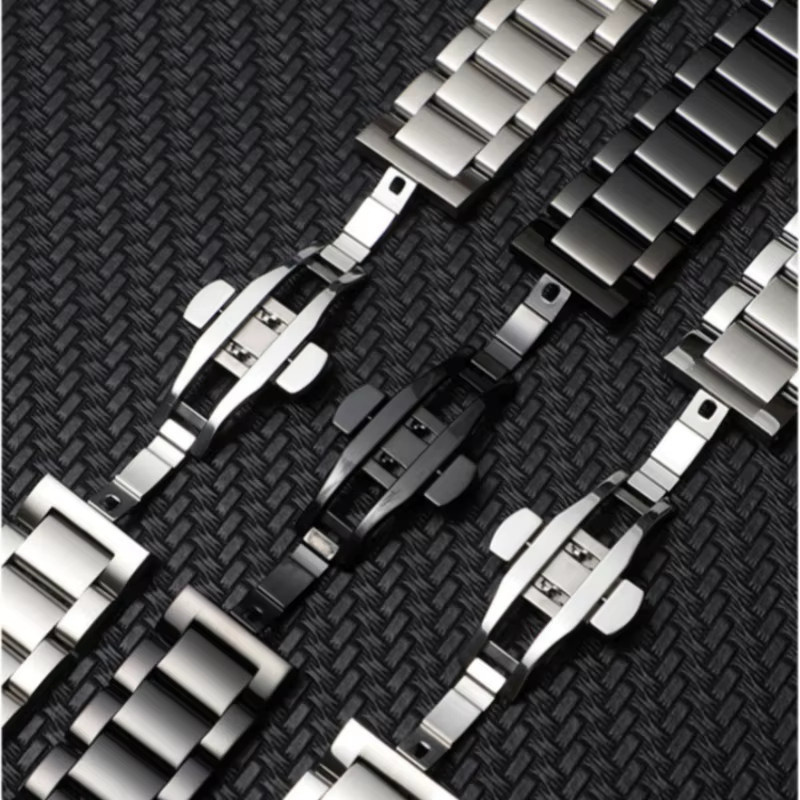 Zhangeer Uhrenarmband Edelstahl, Silber, Unisex - Bild 2