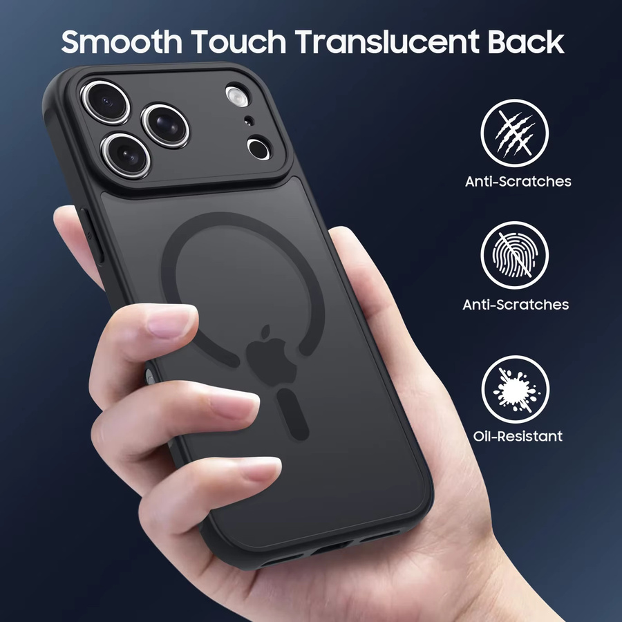IEOVIEE Magnetische transparente Schutzhülle für iPhone 14 Pro bis iPhone 17 Pro Max, stoßfeste Hülle mit MagSafe Wireless Charging Unterstützung - Bild 4