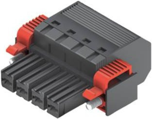 Weidmüller Buchsengehäuse-Kabel Schwarz, 6 Polzahl, Rastermaß: 7.62 mm, 25 Stück - Bild 1