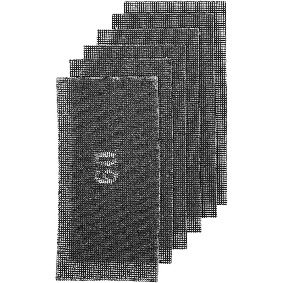 LUX-TOOLS Gitterleinen-Set 6-teilig Schwarz B: 9,3 cm, H: 18,5 cm - Bild 2