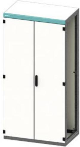 Siemens Schaltschrank aus Stahl in Grau B/T/H: 90 x 50 x 200 cm - Bild 1