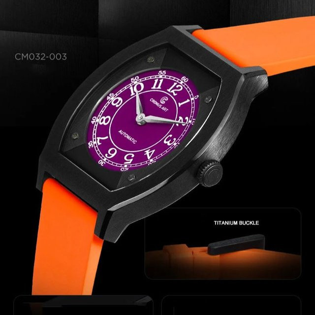CRONUSART Armbanduhr, Automatik, Titan, Tonneau, 41 mm, Herren - Bild 1