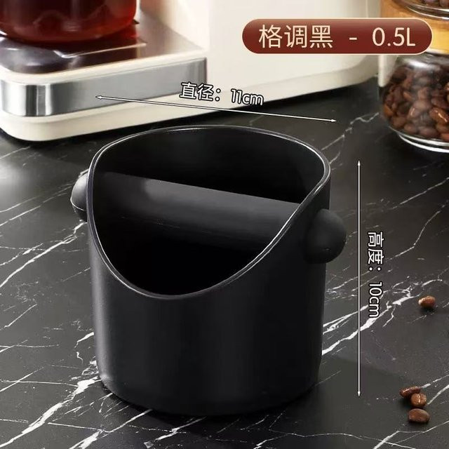 Breville Kaffee Knock Box Espresso Container in Schwarz aus Kunststoff mit Anti-Slip-Funktion - Bild 1