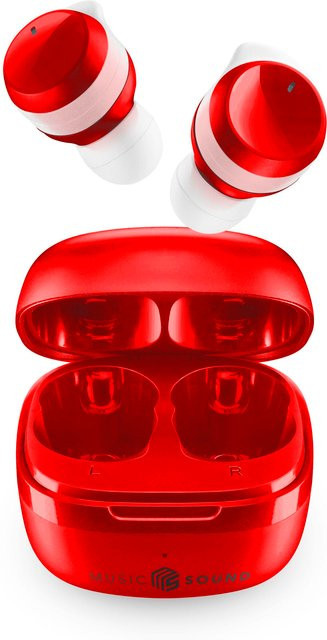 CellularLine FLOW Bluetooth In-Ear Earphones Rot mit USB-C - Bild 1