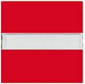 Busch-Jaeger Wippe 2510 NLI-917 in Rot, bündig montiert - Bild 1