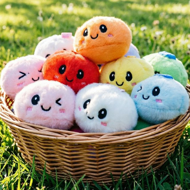 Bandai Lebensmittel Plüschfiguren, Plüsch-Brötchen-Anhänger, Bunt / Mehrfarbig, 1-12 Stück - Bild 1