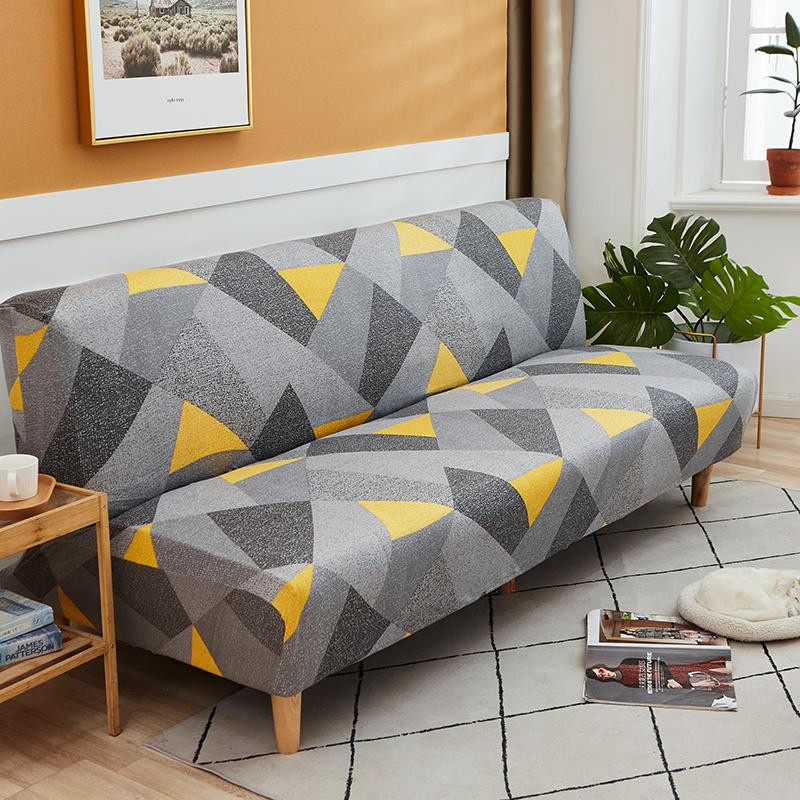 Leorate Schlafsofa-Abdeckung Mateo aus Polyester mit floralem Design, elastisch und waschbar, Mehrfarbig, Breite: 120-150 cm - Bild 4