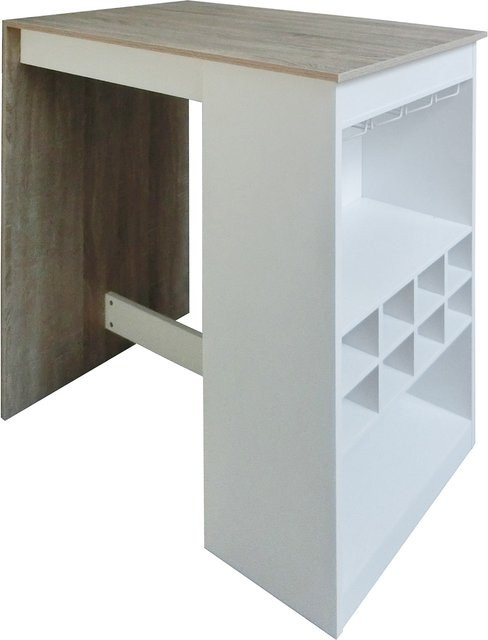HTI-Living Küchenbar Lisa Sonoma Weiß Modern - Bild 1